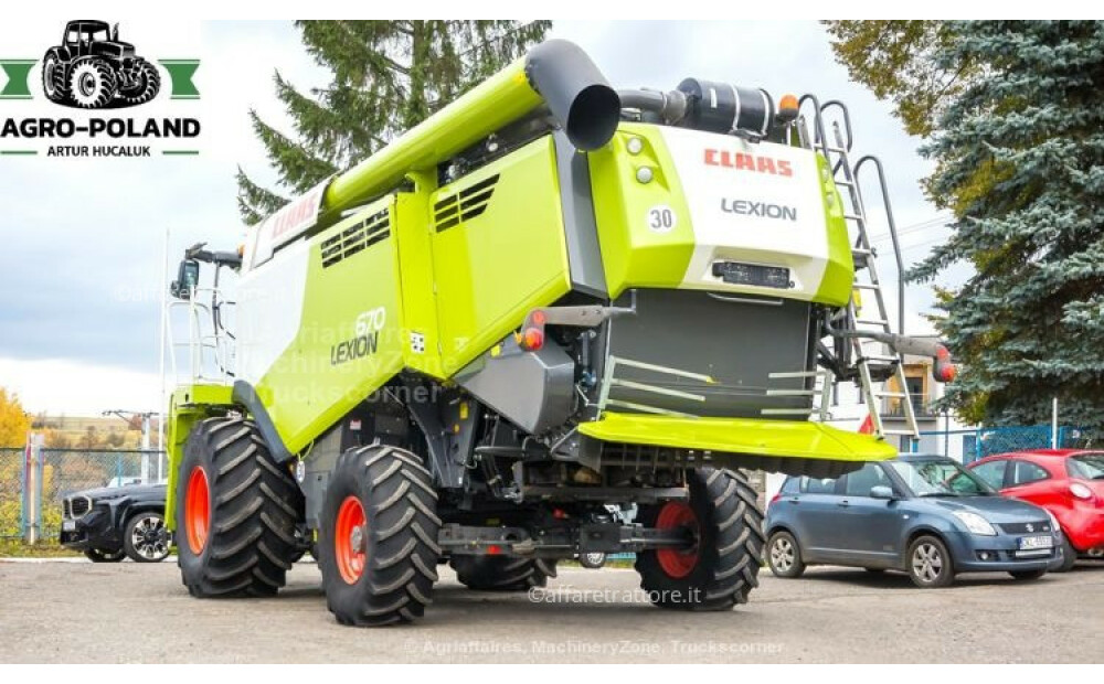 Claas LEXION 670 - ANNO 2019 - 4X4 - 717/1255 h - 3D + VARIO 770 - LASER PILOT Usato - 7