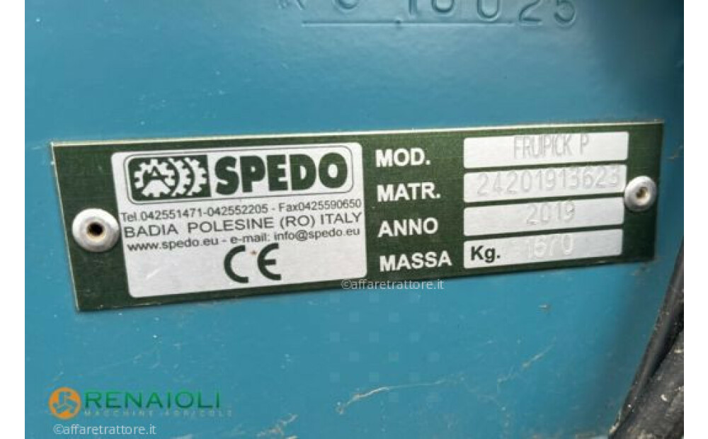 Spedo SCUOTITORE FRUIPICK NORMALE P NEW - TESTATA A 3 PINZE SPEDO (GF493) 2019 Usato - 7