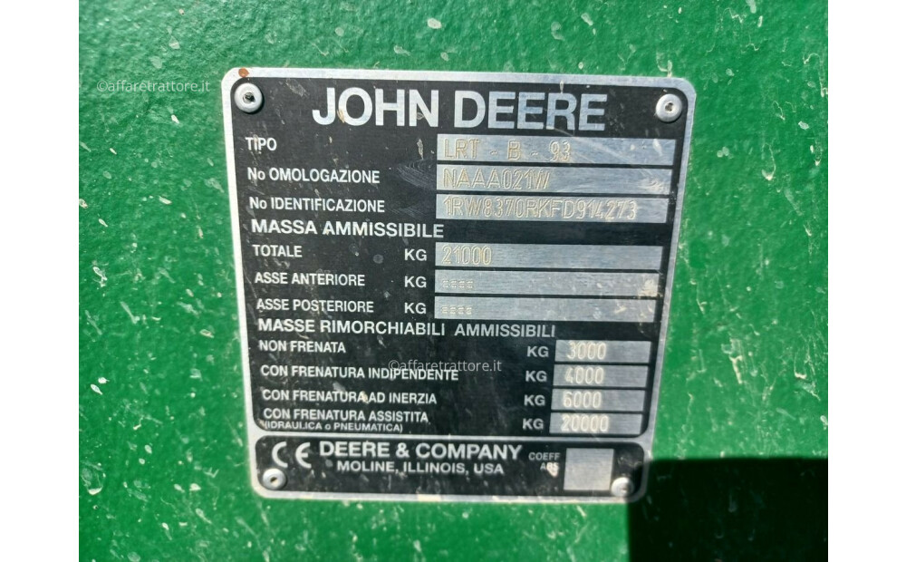 John Deere 8370 RT Usato - 8