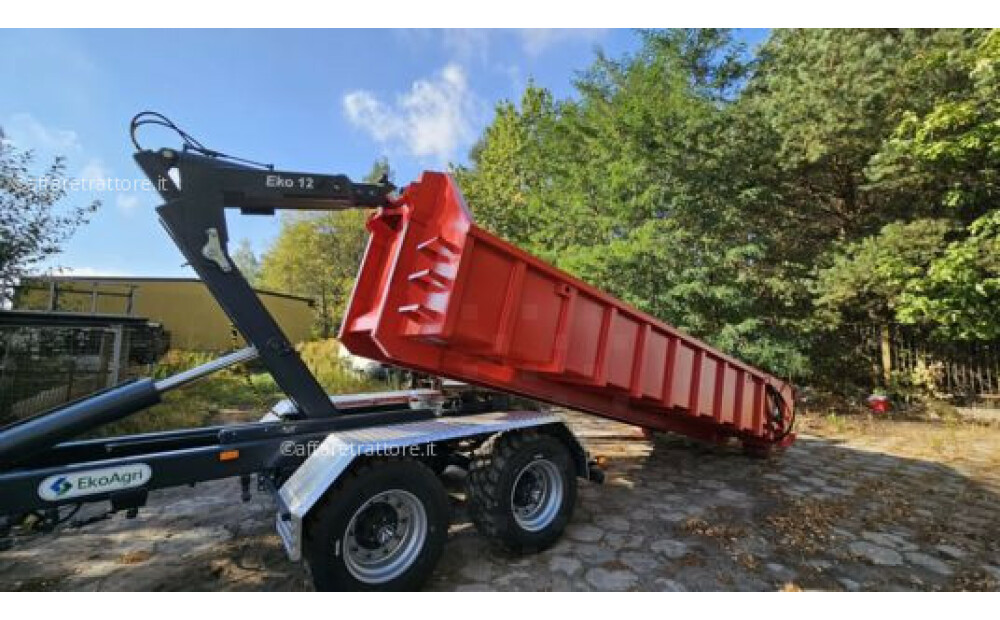 EkoAgri Hakenliftanhänger / Rimorchio scarrabile / Remorque porte caisson / Rimorchio scarrabile 12 t Nuovo - 1