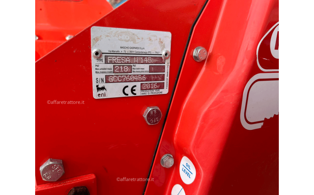 Fresa Maschio Gaspardo W 145 Usata - 6