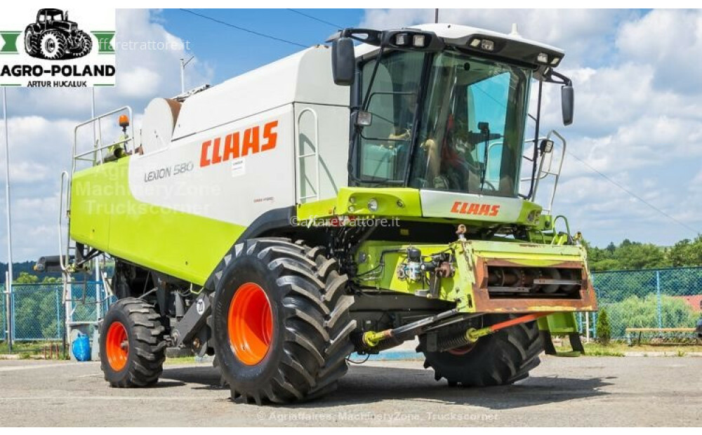 Claas LEXION 580 - 2525 h -- QUANTIMETER - VARIO 900 - LASER PILOT Usato - 2