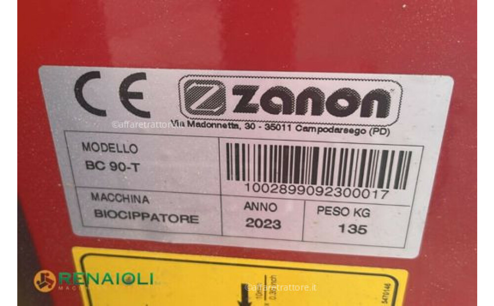 Zanon BIOCIPPATORE BC 90-T ZANON (CA8366) Usato - 5