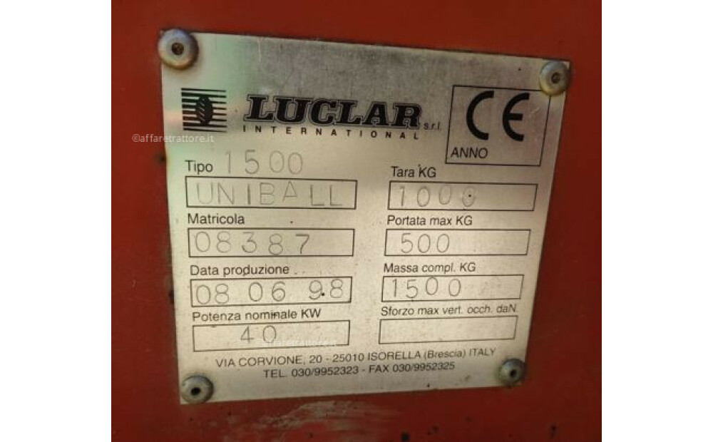 Luclar UNIBALL 1500 Usato - 6