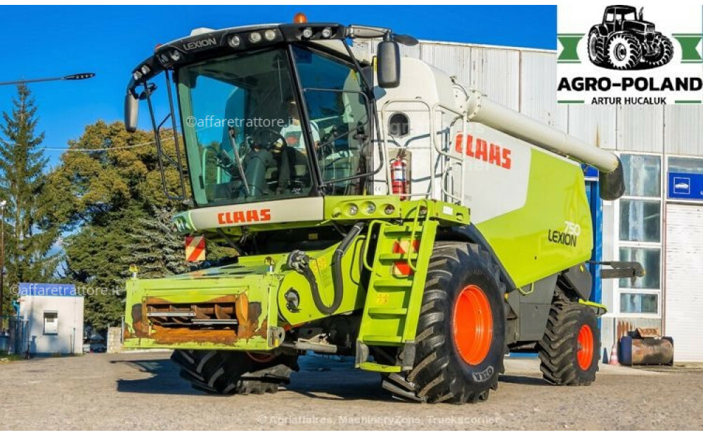 Claas LEXION 750 - ANNO 2012 - 1650 h - 7.5 M Usato - 5