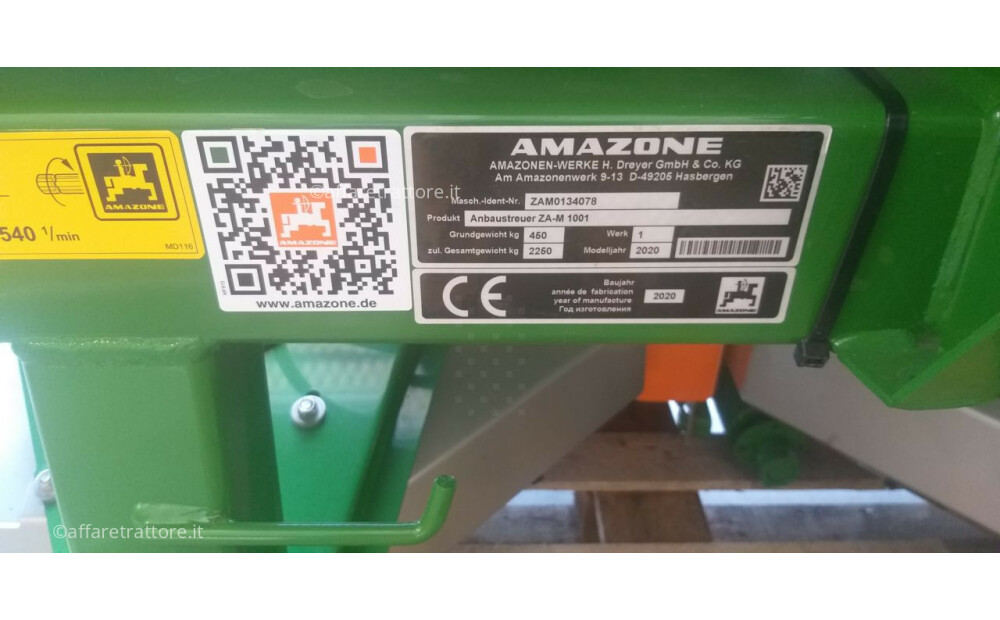 Amazone ZA-M 1001 SPECIAL Nuovo - 6