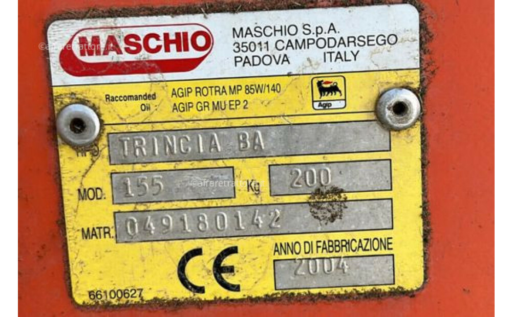 Maschio TRINCIA FISSO BA 155 MASCHIO (PM10819) Usato - 6