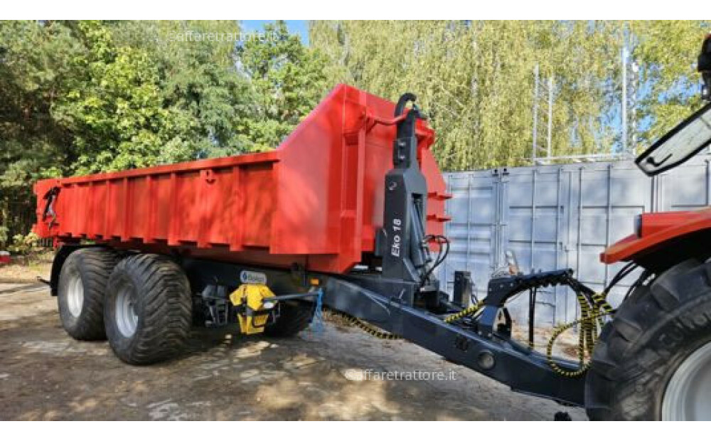 EkoAgri Hakenliftanhänger / Rimorchio scarrabile / Remorque porte caisson / Rimorchio scarrabile 18 t Nuovo - 12