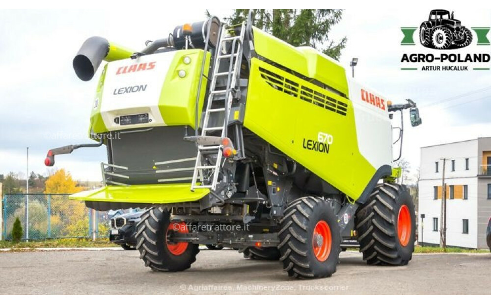 Claas LEXION 670 - ANNO 2019 - 4X4 - 717/1255 h - 3D + VARIO 770 - LASER PILOT Usato - 3