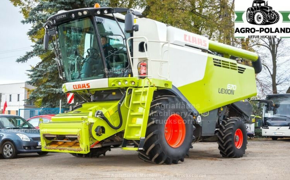 Claas LEXION 670 - ANNO 2019 - 4X4 - 717/1255 h - 3D + VARIO 770 - LASER PILOT Usato - 1