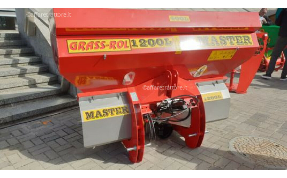 Grass-Rol Düngerstreuer / Fertilizer spreader / Epandeur d&#039;engrais / Spandiconcime / Разбрасыватель минеральных удобрений / Rozsiewacz nawozu MASTER 1200l Nowy - 8