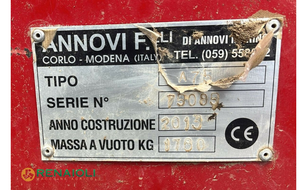 Annovi RIMORCHIO SPANDILETAME A 75 ANNOVI (CA2201) Usato - 5