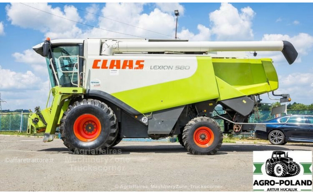 Claas LEXION 580 - 2525 h -- QUANTIMETER - VARIO 900 - LASER PILOT Usato - 8