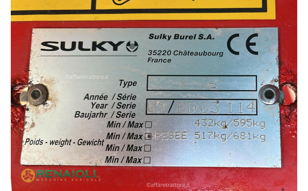 Sulky SPANDICONCIME X 36 SULKY (SA7208) Usato - 6