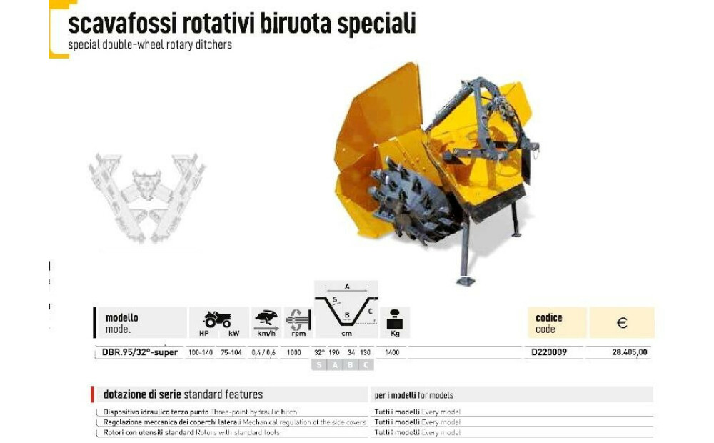 SCAVAFOSSI DONDI DBR 95 SUPER Usato - 8