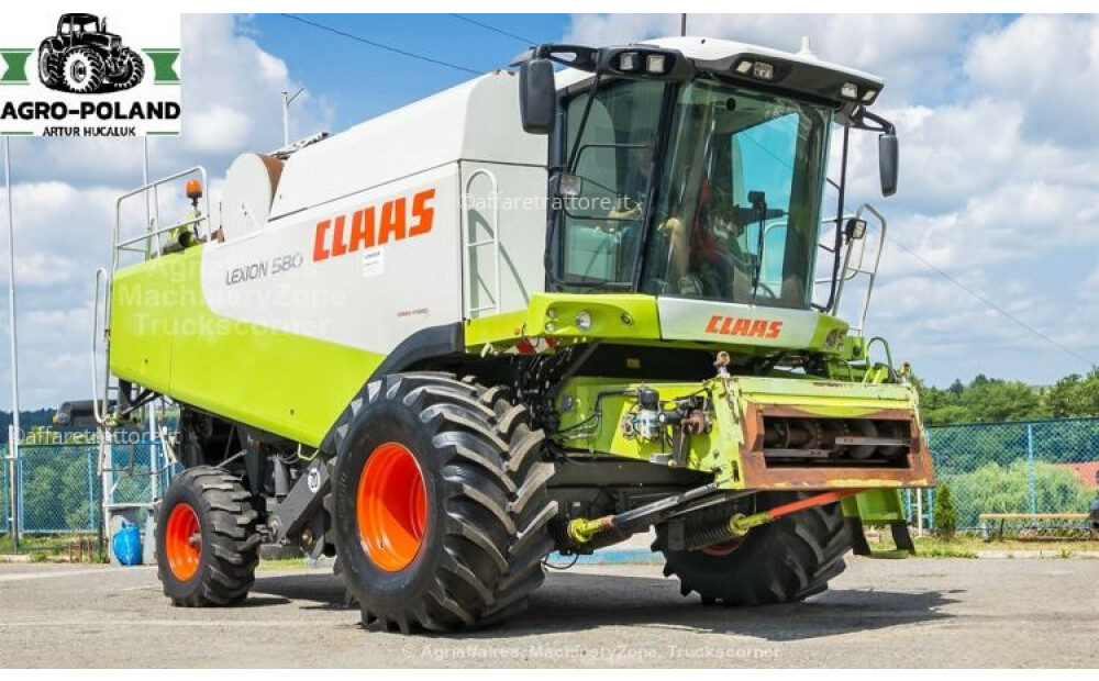 Claas LEXION 580 - 2525 h -- QUANTIMETER - VARIO 900 - LASER PILOT Usato - 3