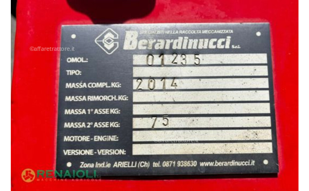 BERARDINUCCI SCUOTITORE SEMOVENTE PUMA BERARDINUCCI (TE9654) 2014 Usato - 9