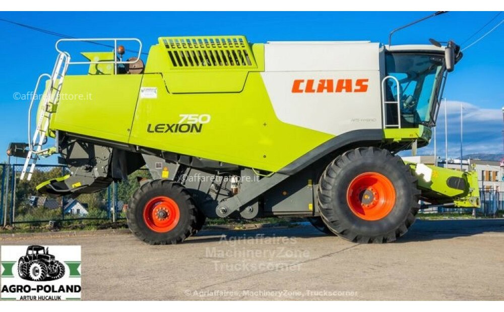 Claas LEXION 750 - ANNO 2012 - 1650 h - 7.5 M Usato - 9