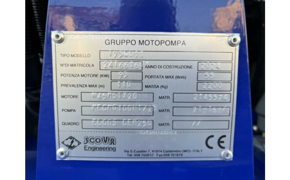 Motopompa Scova 126 hp Nuovo - 6