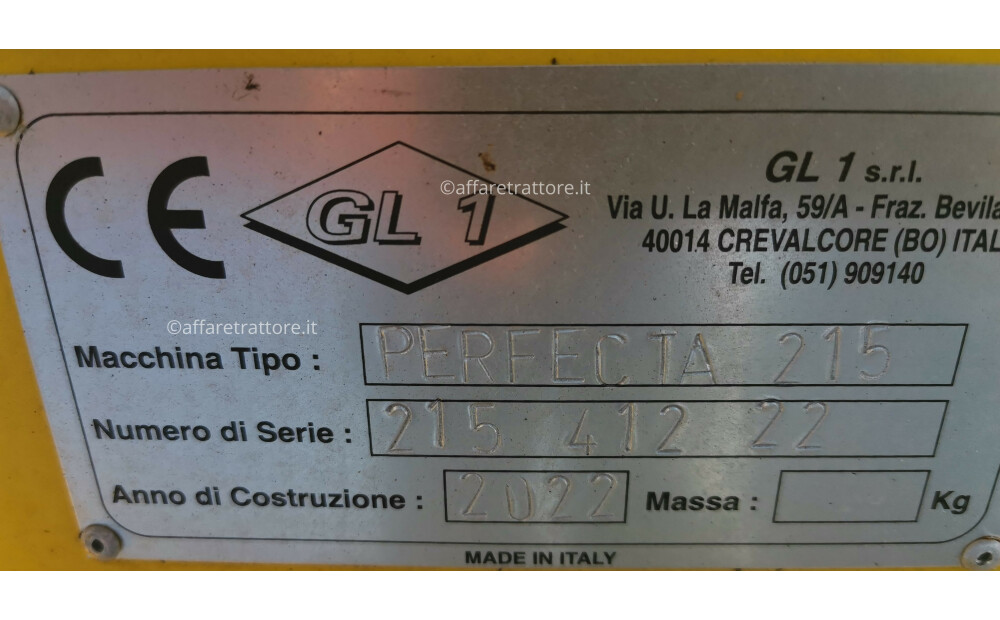 GL/1 TRINCIA GL1, PERFECTA 215 /1/RL/D/SLI/S/R, Usato - 4