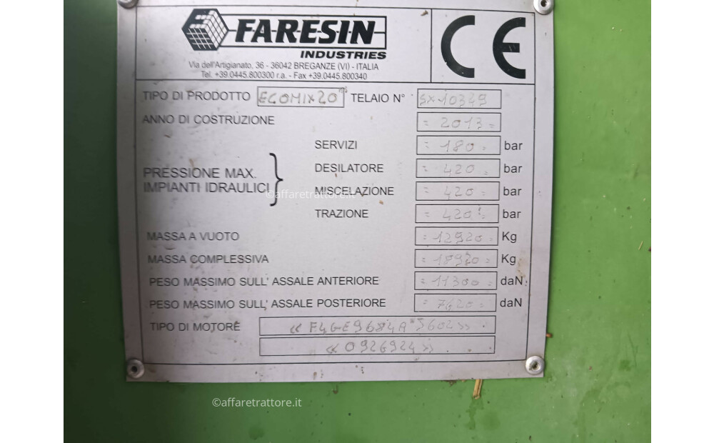 Faresin ECOMIX 20M3 Usato - 3