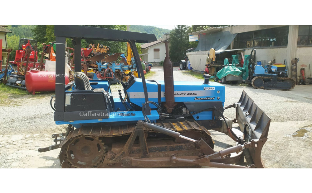 trattore cingolato Landini Trekker 85 Usato con apripista Argnani e Monti - 13